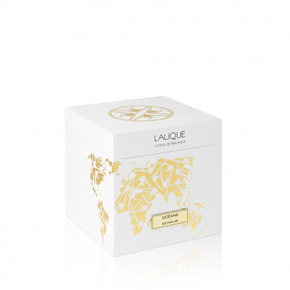 Lalique bougie "Oc&eacute;ans Edition or"