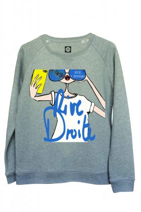 Sweat Gris Be Parisian Le Bon March&eacute;