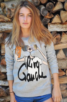 Sweat gris rive gauche Be Parisian Le Bon March&eacute;