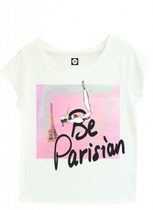 T-shirt blanc 2 Be Parisian Le Bon March&eacute;