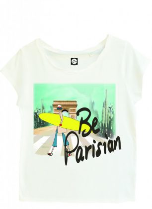 T-shirt blanc 3 Be Parisian Le Bon March&eacute;