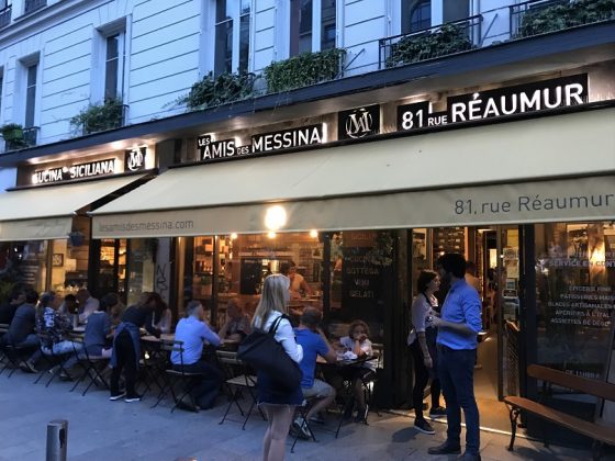 Fa&ccedil;ade Restaurant Les amis de Messina