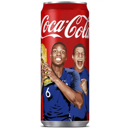 canette-coca-cola-mbapp&eacute;-pogba-&eacute;quipe-de-france-champion du monde 2018