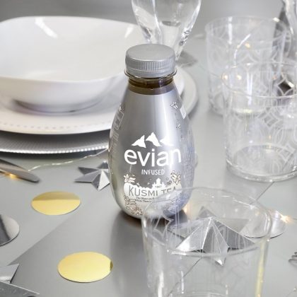 &eacute;dition limit&eacute;e evian infused x Kusmi