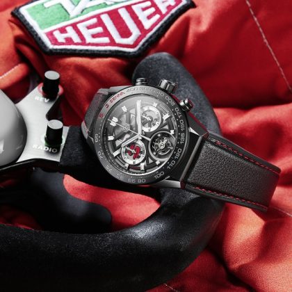 Carrera Heuer 02 Tourbillon Edition Sp&eacute;ciale Ayrton Senna