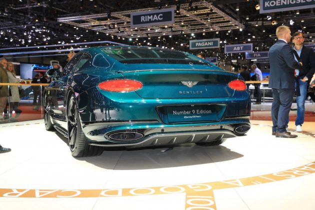 Edition limit&eacute;e Bentley coup&eacute; Continental GT num&eacute;ro 9