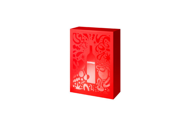 Coffret collector Campari X Quentin Monge vertical ferm&eacute;