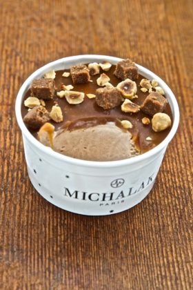 Glace Paris Brest Christophe Michalak croqu&eacute;e