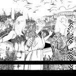 Un jour d&rsquo;été à La Salvetat – oeuvre de Chourouk Hriech – gouache sur toile 150 cm 208 cm oct sept 2022